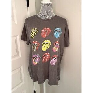 The Rolling Stones Official Band tee Tongue Logo T-Shirt Size L